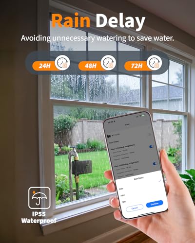 Diivoo Brass WiFi Water Timer - size: 1 Outlet