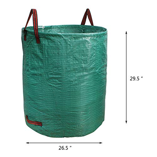 10-Pack 72 Gallons Garden Bag Heavy Duty Gardening Bags, Lawn Pool Garden Leaf Waste Rubbish Plants Grass Bag (5 X 72Gallons) - size: 5 Count (Pack of 2)