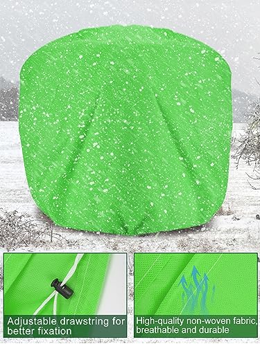 ANPHSIN 9.8ft x 9.8ft Extra Large Plant Covers Freeze Protection, 1 Pack