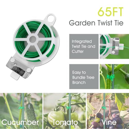 RIFNY Cucumber Trellis for Raised Bed, Garden Trellis 16.5 x 60 Inch, Green - color: Green, size: 16.5 x 60 Inch