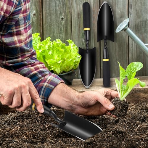 20 Pcs Garden Trowel with Resin Rubberized Handle, Narrow Trowels - size: Narrow Trowels