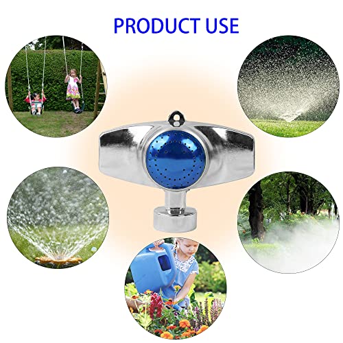 Hourleey 360 Degree Metal Spot Sprinkler, Lawn Sprinklers for Yard, Circle Pattern Sprinkler with Gentle Water Flow for Small Area Yard Lawn Garden Watering, Coverage Up to 30FT - size: 1 Pack