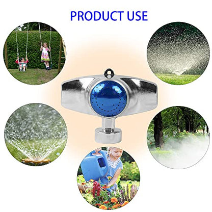 Hourleey 360 Degree Metal Spot Sprinkler, Lawn Sprinklers for Yard, Circle Pattern Sprinkler with Gentle Water Flow for Small Area Yard Lawn Garden Watering, Coverage Up to 30FT - size: 1 Pack