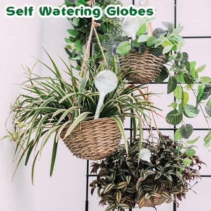 Pynqdfu 20 PCS Clear Plant Watering Globes,Plastic Self-Watering Bulbs,Self Watering Planter Insert Plant Accessories for Plants Indoor,Outdoor,Flowerpot,Home Garden(Large,Medium,Small) - size: 5 Large+5 Medium+10 Small
