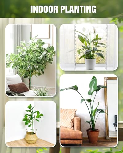 16 Pack 12 & 16 Inch Plant Support Stakes for Indoor & Garden