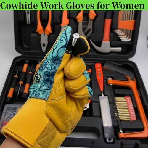 Cute Pattern Gardening Gloves,Thornproof Garden Glove,Gardener Gift - color: 1 Pair Per Pack-blue, size: Small
