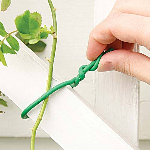Garden Soft Tie 16 ft to Secure Plants to Trellis Netting, Bamboo Stakes or Supports