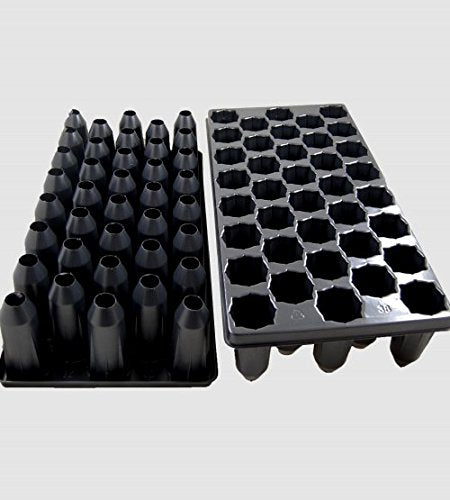 Grower's Solution 38 Deep Cell Nursery Plug Tray-Tree Tube-Propagation/Seed Starting Tray - 5 Pack