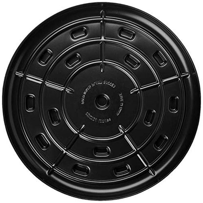 Bosmere S51710 Down Under Plant Saucer, 17", Black - color: Black, size: 17"