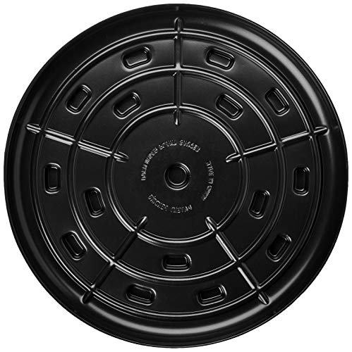 Bosmere S51710 Down Under Plant Saucer, 17", Black - color: Black, size: 17"