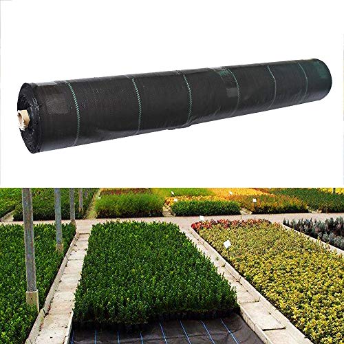 Garden Weed Barrier Landscape Fabric - 4FTx150FT Heavy Duty Weed Cloth Gardening Mat Polypropylene Woven Ground Cover Block for Flower Bed Driveway Landscaping Gardening Outdoor Projects - size: 4FTx150FT