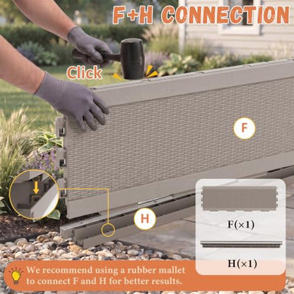 PatioZen 80 Gallon Storage Bench Deck Box, Grey - color: Grey, size: 80 Gallon
