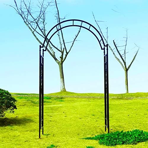 OUTOUR Garden Arch Arbor Arbour Trellis Outdoor Iron Arbor Arbour