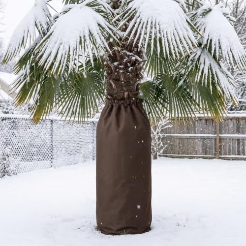 2 Pcs Winter Palm Tree Trunk Protector, 3-Layer Tree Trunk Insulation Cover