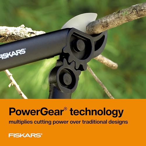 Fiskars 15” PowerGear Garden Anvil Loppers, Tree Trimmer, 1.25" Cuts - style: 15" PowerGear Anvil