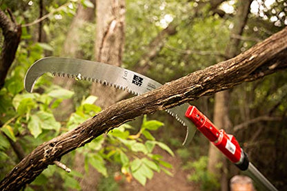 EZ Kut Professional Pole Saw 20’ Extendable - Manual Pole Saw for Tree Trimming. Branch Cutter with Double Hook for Branch Removal - Best Tree Pruner. Tree trimmer pole saw. Since 1988 - size: 20 ft