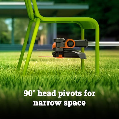 Worx 20V 12" 2-in-1 Cordless String Trimmer & Electric Lawn Edger, WG163.8 - style: 2 in 1 Trimmer w/(1) Battery & 2.0A Charger