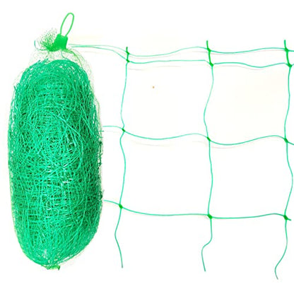 Green Garden Trellis Netting 5x100 ft Heavy Duty Polypropylene Plant Support Net for Climbing Vegetables Fruits Flowers - size: 5x100 ft