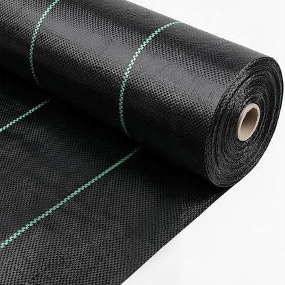 13x120ft Driveway Fabric, 5.2OZ Landscape Fabric for Weed Barrier & Gravel - size: 13x120 ft-5.2OZ