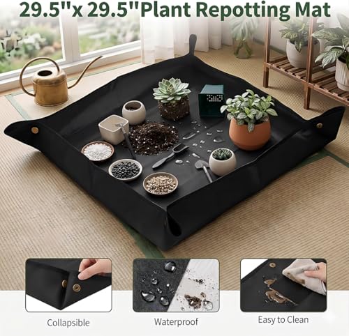 Bonsai Tools Set, 20-Piece Bonsai Tools Set with Waterproof Repotting Mat, Pruning Shears, Scissors & Training Wire - Indoor Gardening Starter Gifts for Women, Men & Beginners - color: Orange
