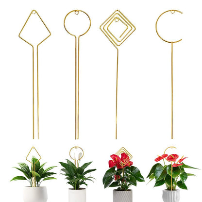 Indoor Plant Trellis 4 Pcs Small Hoop Mini Climbing Plant Support