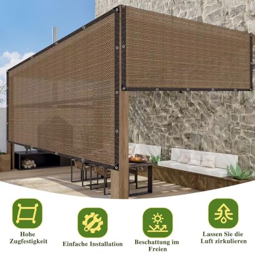 80% Shade Cloth, Durable Mesh Tarp with Grommets, Garden Sunblock Shade Cloth Shading Antifreezing for Plants Cover, Greenhouse, Barns Kennel, Patio, Tomatoes - size: 4×8FT