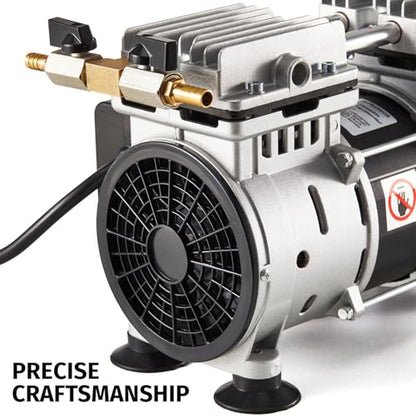 Pond & Lake Aeration System,Pond Aerator Pump,550W Power 5.2CFM for Up to 3 Acre with Timer,3/4 HP Compressor (NO Diffusers, 1)