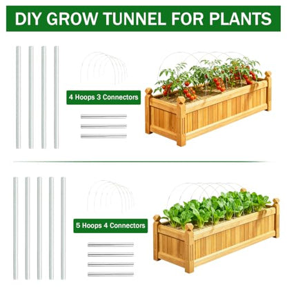10x33FT Plant Covers Freeze Protection Garden Netting Kit 1.2oz/yd²