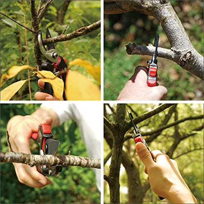 Eden 39000 Heavy Duty Adjustable Anvil Pruning Shears for Gardening, Hand Pruners, Stem Cutter, Branch Trimmer, Garden Clippers - style: Adjustable