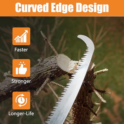 15 Inch Pole Saw Blade Compatible with Fiskars Pruning Saws and Tree Pruners, Pruning Saw Blade with Power Tooth Design