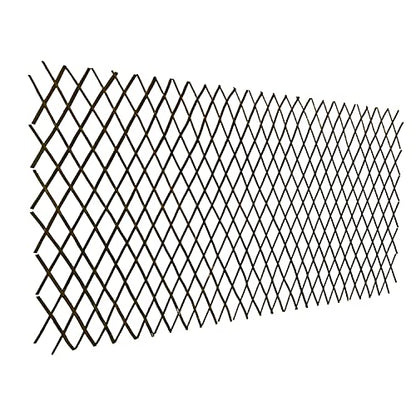 Nature Willow Trellis Expandable Plant Support Plant Climbing Lattices Trellis Willow Expandable Trellis Fence for Climbing Plants Support 36x92 Inch,Double Panel (1)