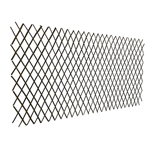 Nature Willow Trellis Expandable Plant Support Plant Climbing Lattices Trellis Willow Expandable Trellis Fence for Climbing Plants Support 36x92 Inch,Double Panel (1)