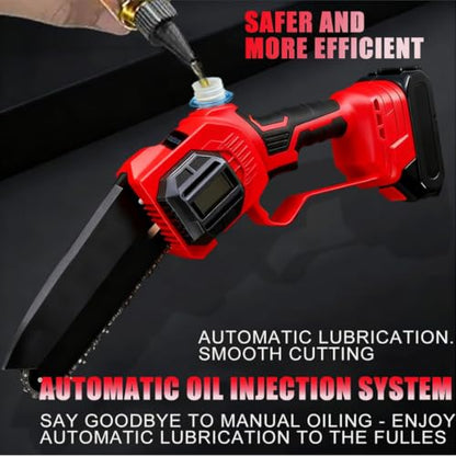 4-in-1 Electric Pole Saw&Pruning Shear Combo, 8" Pole Saw for Tree Trimming