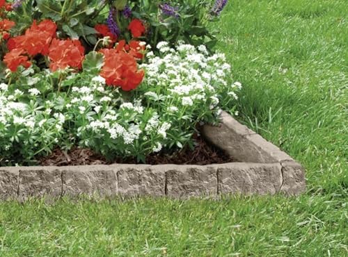 Suncast BSE10TG Edging, Borderstone, 10 Pack - color: Borderstone
