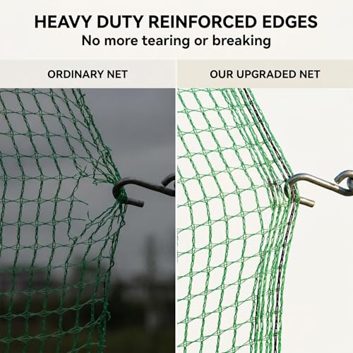Plastic Garden Fence 4x30 FT, 0.4" Mesh Deer Fence Roll - size: 4' x 30'