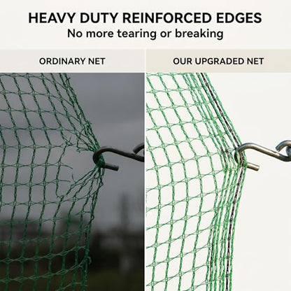 Plastic Garden Fence 4x30 FT, 0.4" Mesh Deer Fence Roll - size: 4' x 30'