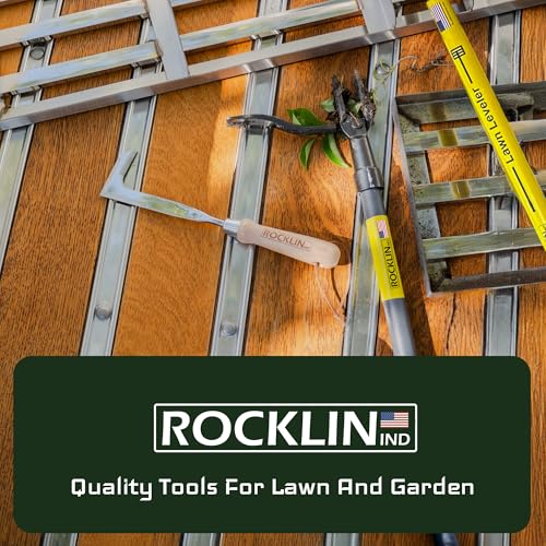Rocklin™ Stand Up Weed Puller, 4-Claw Steel Head, 48" Handle