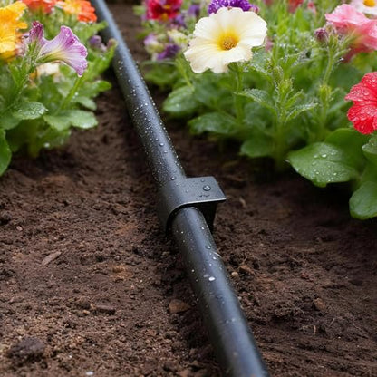 35 Pieces 1/2 Inch Drip Irrigation Hold Down Anchor Stakes, 4.5-Inch Plastic 1/2'' Heavy-Duty Tubing Holder Stakes for 1/2'' Irrigation Tubing Garden Vegetable Flower Beds Drip Supplies - size: 1/2" Stake-35P