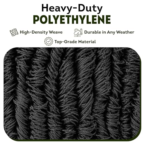 Heavy Duty Bird Netting for Chicken Coops & Runs | Keep Hawks, Birds & Predators Away | Hawk Netting 1.5 mm Thickness - Mesh 2"x2" | Aviary Net (50 x 50 ft) - size: 50 x 50 ft