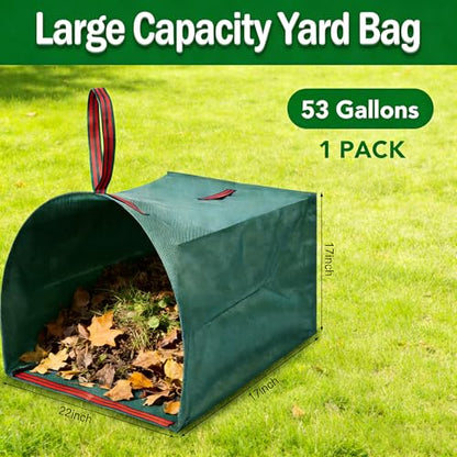 Adjustable Thatch Rake with Wheels - 38"-65" Handle, 21 & 11 Dual-Sided Steel Tines, Heavy-Duty Lawn Dethatching Rake for Cool & Warm Season Grass, Landscape and Lawn Care
