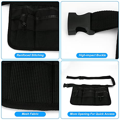 Number-one Gardening Tool Waist Bag Belt, Adjustable Garden Canvas Waist Bag with 7 Pockets of Different Sizes and Depth for Holding Gardening Tools and Home Decoration Tools
