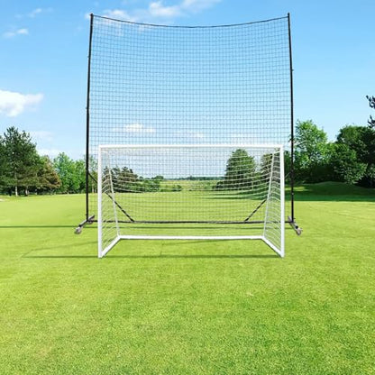 Ball Stop System - Soccer Backstop Net, Heavy Duty, High Impact, Practice Barrier - size: Movable - 1.75 inch Net, style: 10FT X 10FT