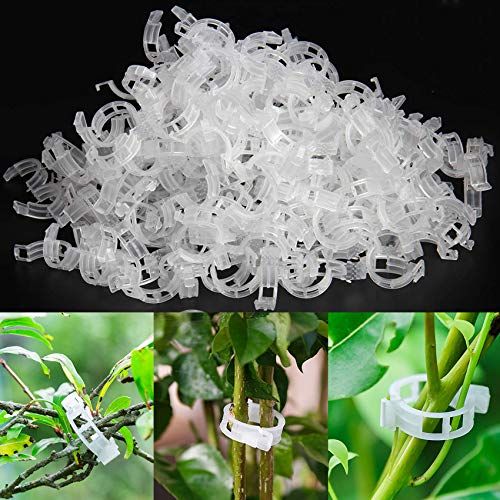 200PCS Plant Support Clips, Tomato Crop Vine Fixing Clips