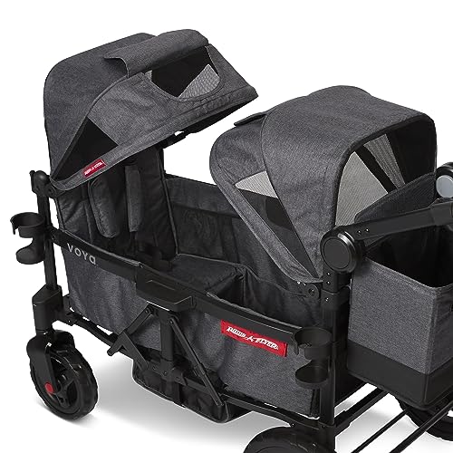 Radio Flyer Voya Stroller Wagon, for Toddlers and Kids 6+ Months, 2 Seats - size: 1.0