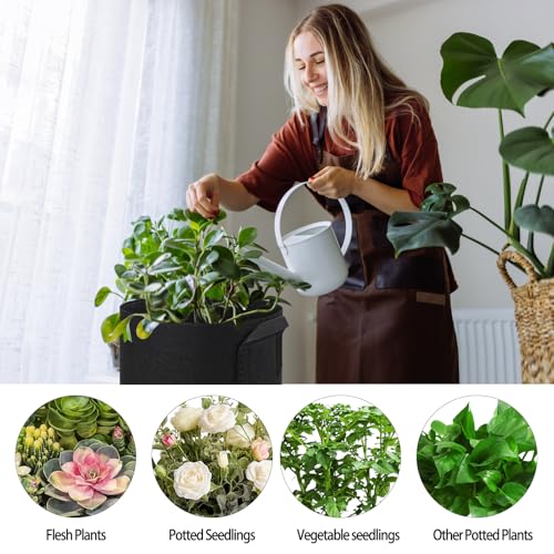 10 Pack Lily Plant Pots for Pond, Aquatic Pond Planter for Pond Reusable Pond Plant Basket Grow Bags for Pond, Aquatic Plants, Potato, Carrot, Onion, Flower - size: 3 Gallon