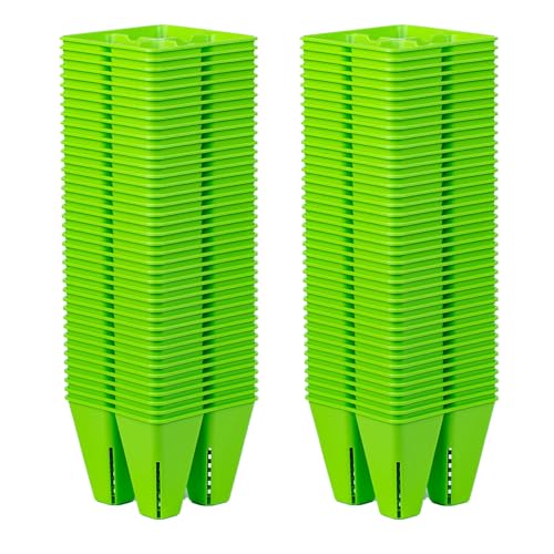 Bootstrap Farmer 4 Cell Inserts for 1020 Trays (80 Pack, Green) – USA Made Air Pruning Plugs for Commercial Seed Starting and Stronger Roots - color: Green, size: 80-pack