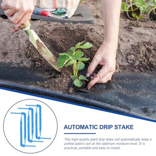 Balacoo 100 Pack Automatic Drip Waterer Irrigation Support Stakes