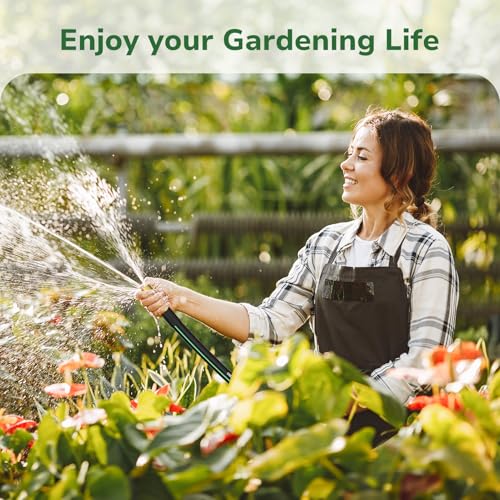 GreatBuddy Garden Hose 50 ft, 5/8" Flexible Rubber Water Hose - size: 50ft