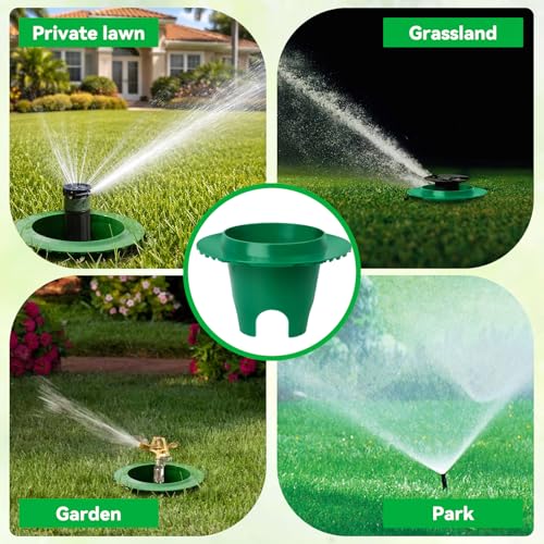 Lawn Sprinkler Head Protector – 10 Pcs for 1.5" - 2.5" Sprinkler Heads
