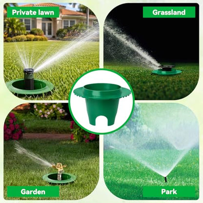 Lawn Sprinkler Head Protector – 10 Pcs for 1.5" - 2.5" Sprinkler Heads
